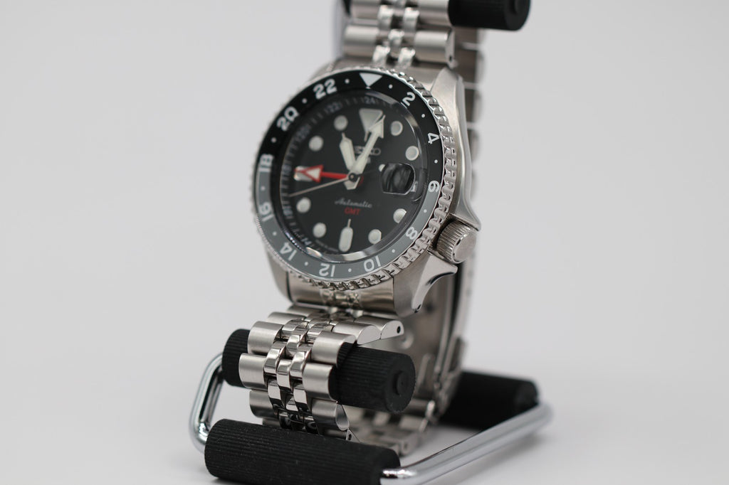Seiko 5 Five Sports SSK001 SKX GMT Automatic Watch 100m Black Dial SSK001K1