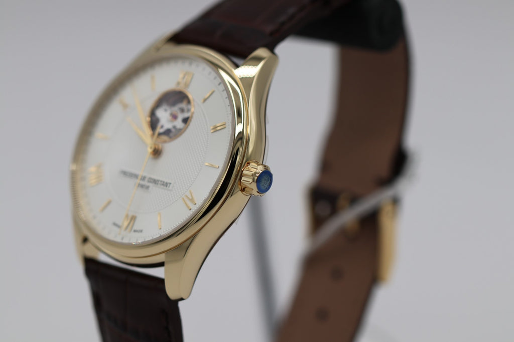 Frédérique Constant Classic Heartbeat Gold Men's Automatic Watch - FC-310MS5B5