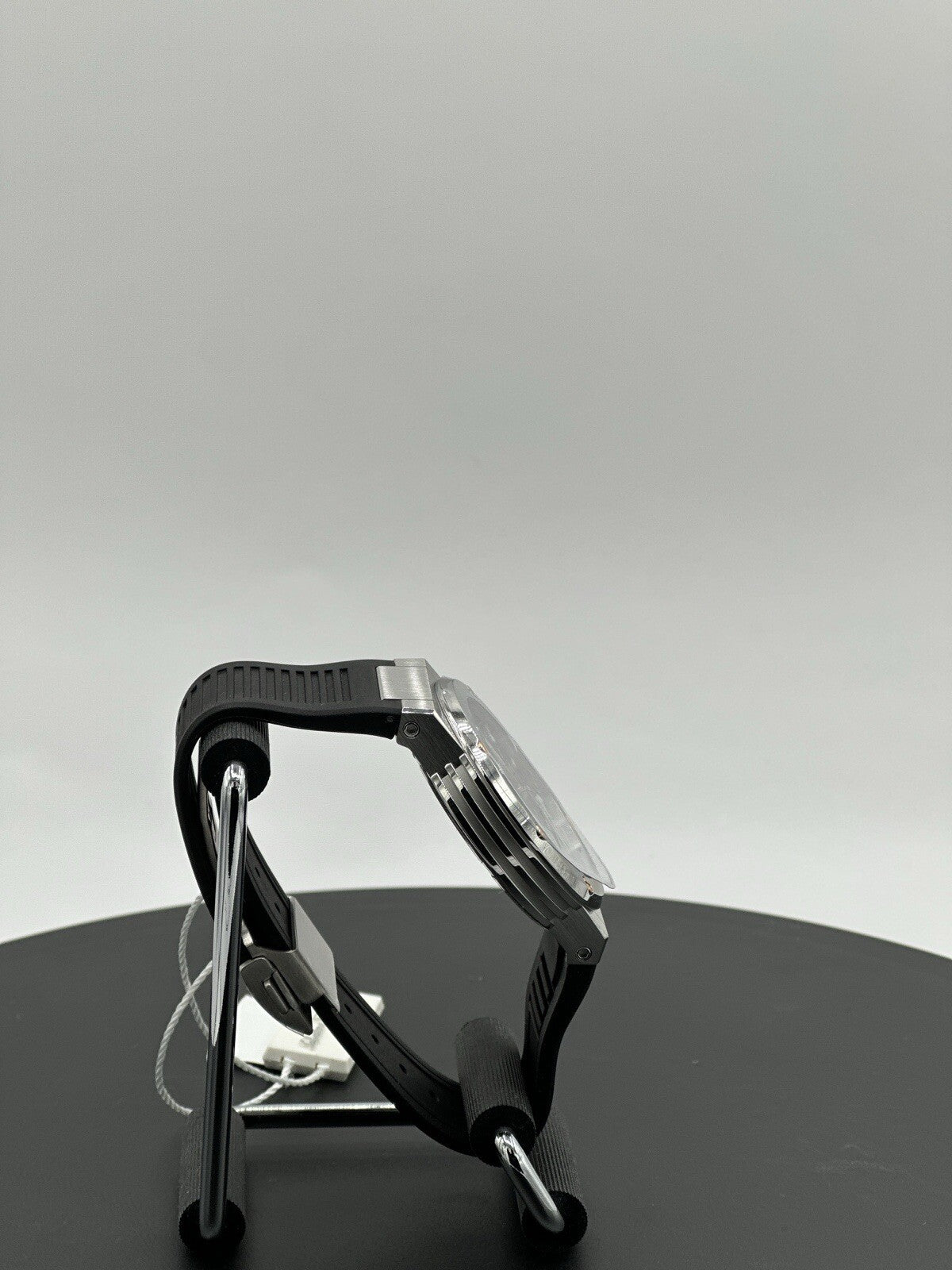 Salvatore Ferragamo F-80 44 mm Silver Stainless Steel with Black Rubber $1,195