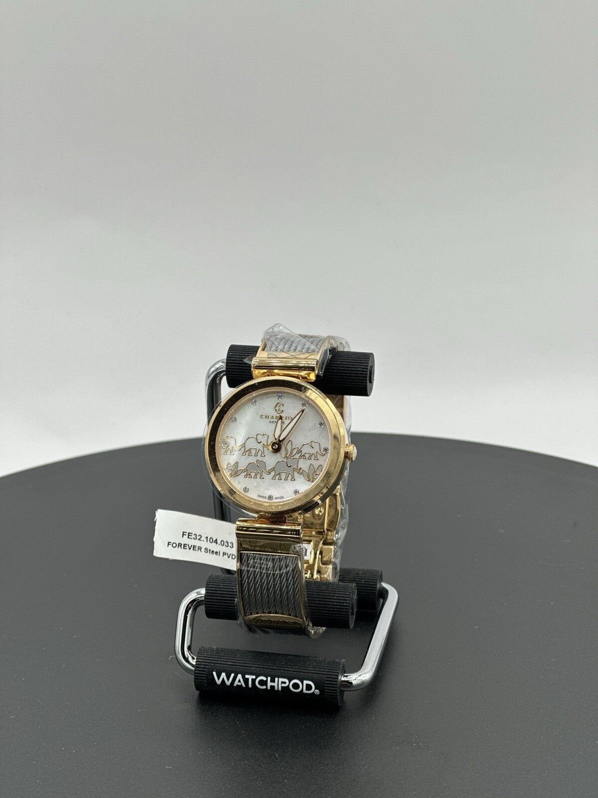 Charriol Forever Elephant FE32.104.033 Women's 32mm Two-Tone Swiss Watch/ NEW WT