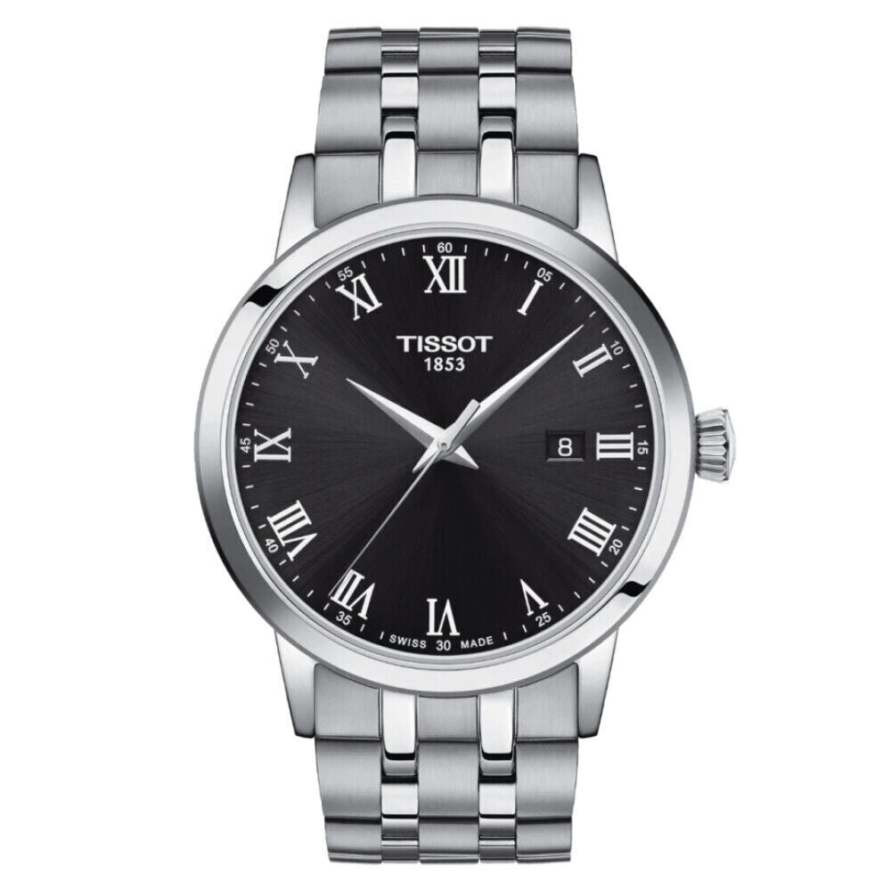 Tissot T-Classic Quartz Black Dial Men's Watch T129.410.11.053.00