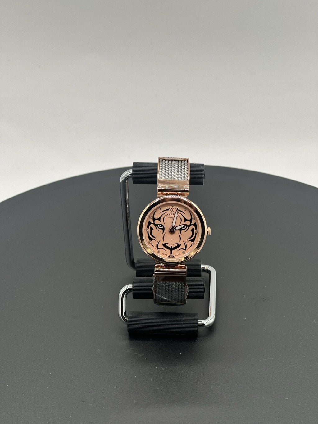 CHARRIOL Forever Tiger Rose Gold & Black Dial Ladies Watch FE32.102.029