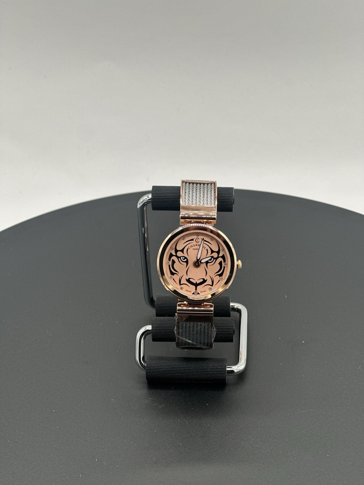 CHARRIOL Forever Tiger Rose Gold & Black Dial Ladies Watch FE32.102.029
