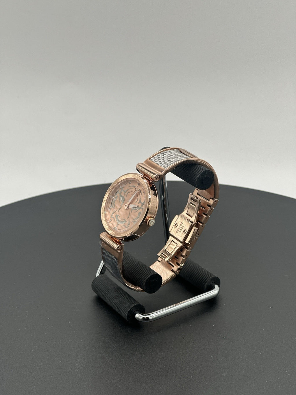 CHARRIOL Forever Tiger Rose Gold & Black Dial Ladies Watch FE32.102.029
