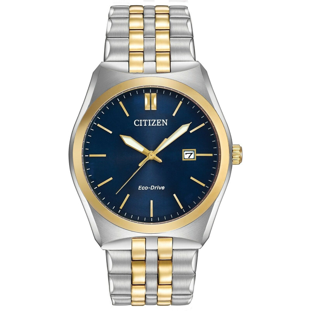 Citizen Corso Eco-Drive Blue Dial Two-tone Men's Watch BM7334-58L | MSRP $350