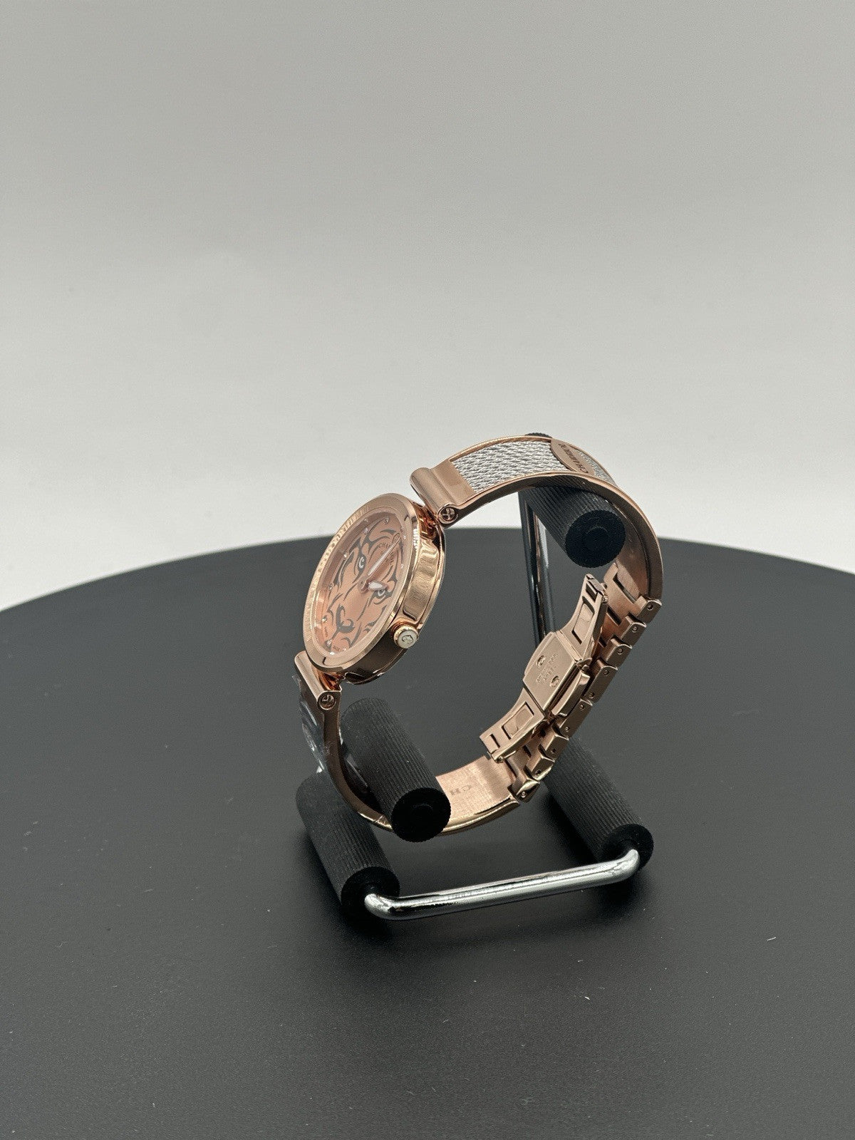 CHARRIOL Forever Tiger Rose Gold & Black Dial Ladies Watch FE32.102.029