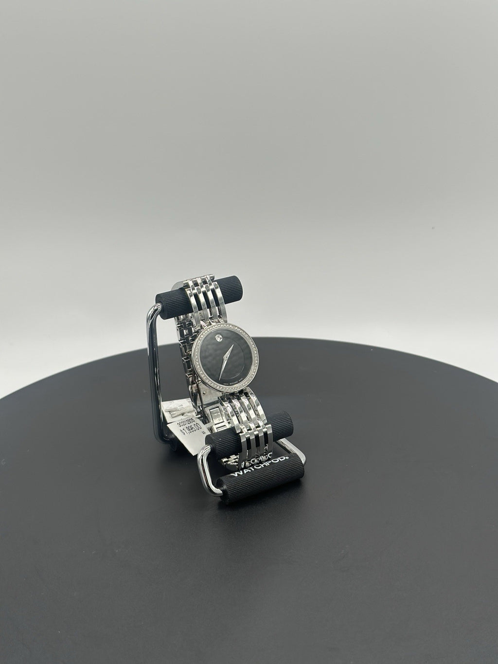 Movado Womens Watch 0607052 Esperanza Diamond Black Dial Swiss Quartz Steel 28mm