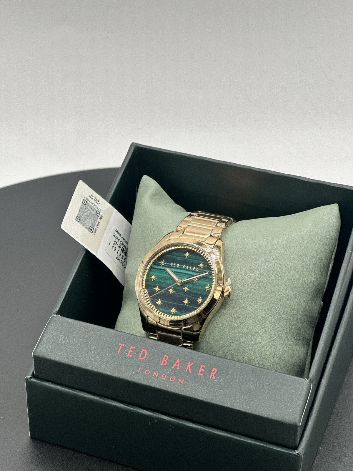 TED BAKER COOLLY BRACELET WATCH coin-edge dial and whimsical stars BKPCLF40291