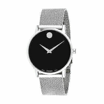 Movado Men's Museum Black Dial Watch - 607219