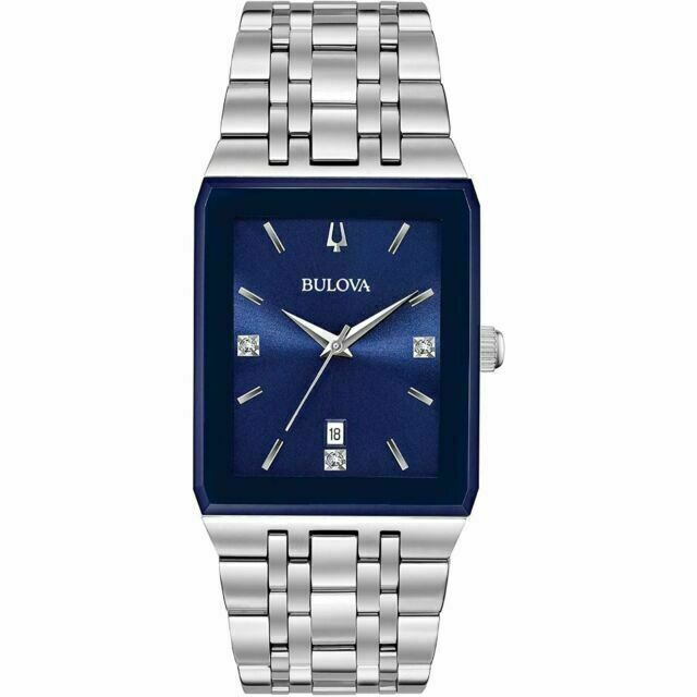Bulova 96D139 45mm Silver Stainless Steel Case and Silver Stainless Steel...