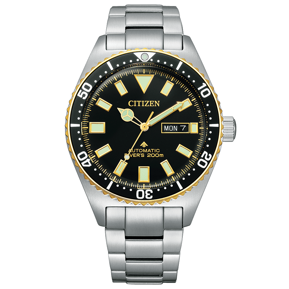 CITIZEN PROMASTER NY0125-83E MARINE Mechanical Automatic Diver 200m Watch / USED